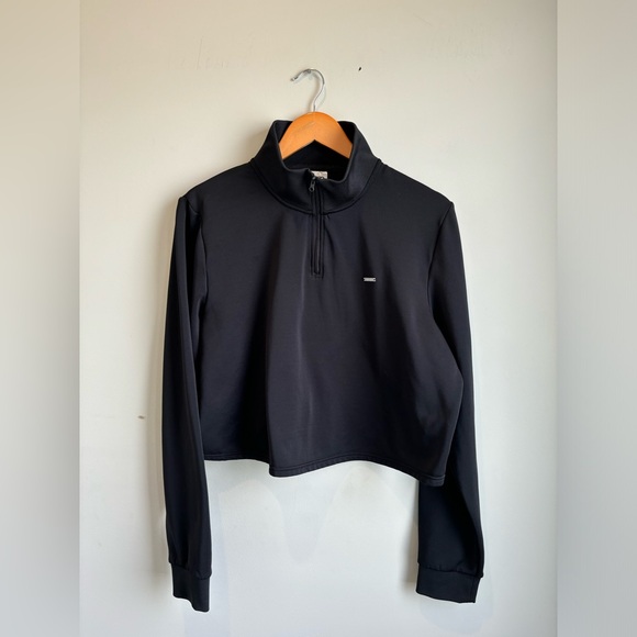 Aimn Boost Crop sweatshirt zip mock collar size m - Picture 8 of 8